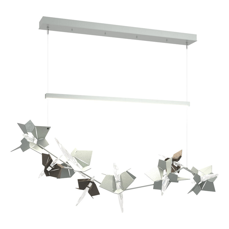 Hubbardton Forge 139813-LED-STND-82-07-CR LED Pendant, Vintage Platinum