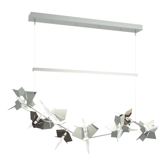 Hubbardton Forge 139813-LED-STND-82-07-CR LED Pendant, Vintage Platinum