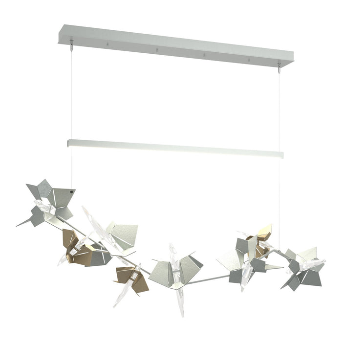 Hubbardton Forge 139813-LED-STND-82-84-CR LED Pendant, Vintage Platinum