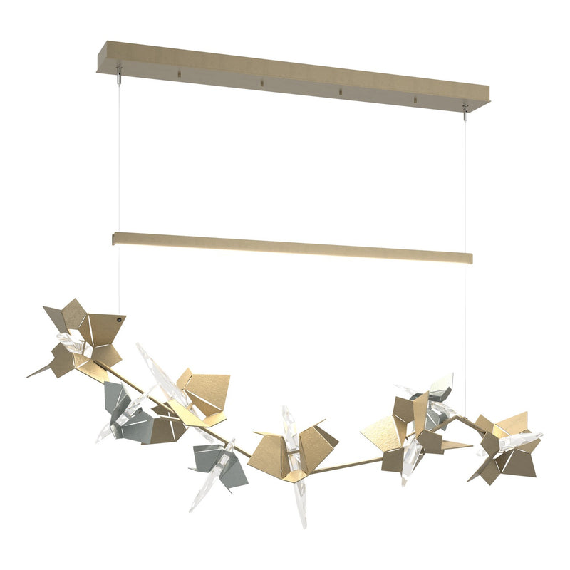 Hubbardton Forge 139813-LED-STND-84-82-CR LED Pendant, Soft Gold