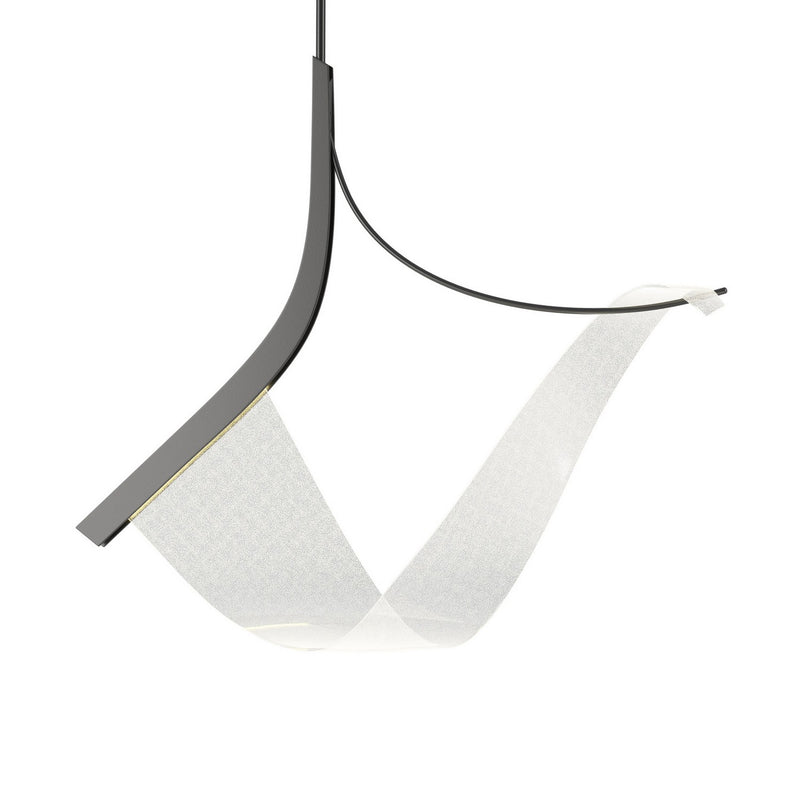 Hubbardton Forge 139825-LED-MULT-10 LED Pendant, Black