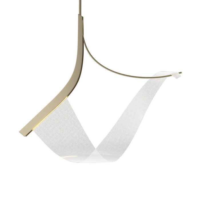 Hubbardton Forge 139825-LED-MULT-86 LED Pendant, Modern Brass
