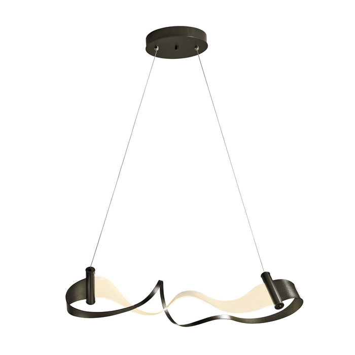 Hubbardton Forge 139833-LED-STND-14 LED Pendant, Oil Rubbed Bronze