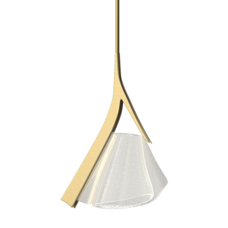 Hubbardton Forge 139845-LED-MULT-86 LED Pendant, Modern Brass