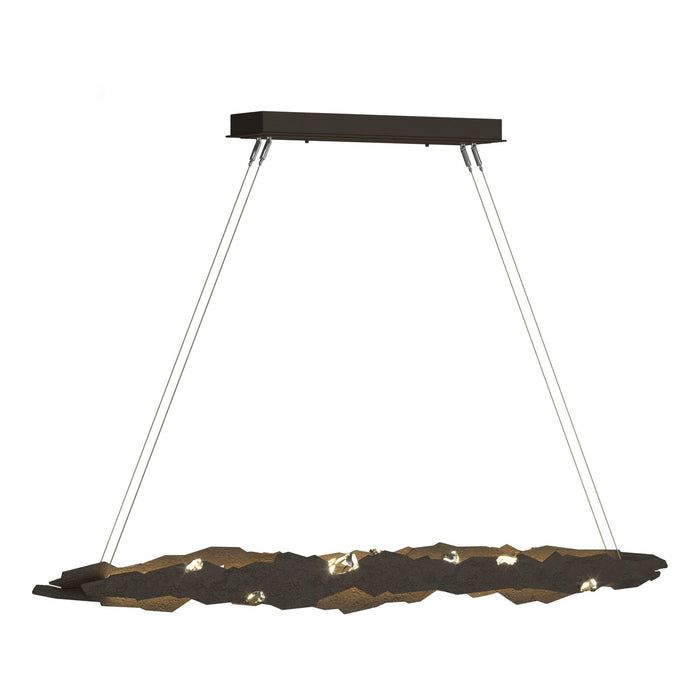 Hubbardton Forge 139860-LED-STND-05-CR LED Pendant, Bronze