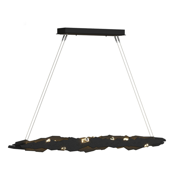 Hubbardton Forge 139860-LED-STND-10-CR LED Pendant, Black