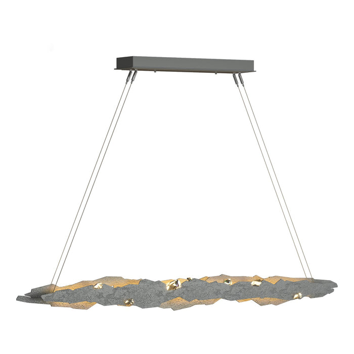 Hubbardton Forge 139860-LED-STND-82-CR LED Pendant, Vintage Platinum