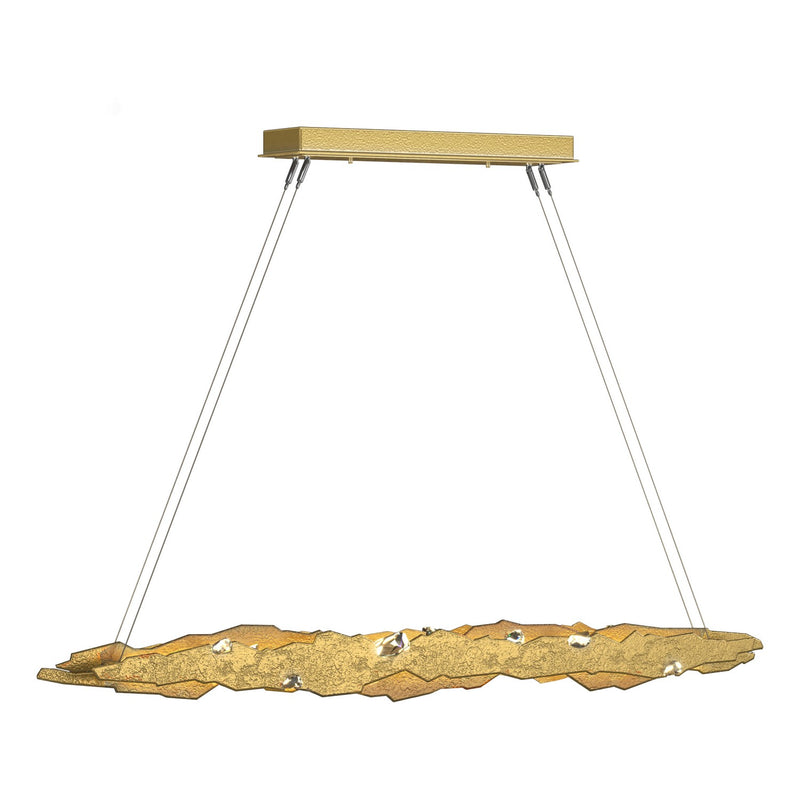 Hubbardton Forge 139860-LED-STND-86-CR LED Pendant, Modern Brass