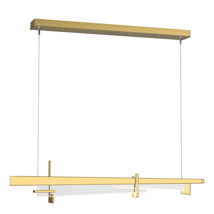 Hubbardton Forge 139901-LED-STND-86-ZQ0640 LED Pendant, Modern Brass