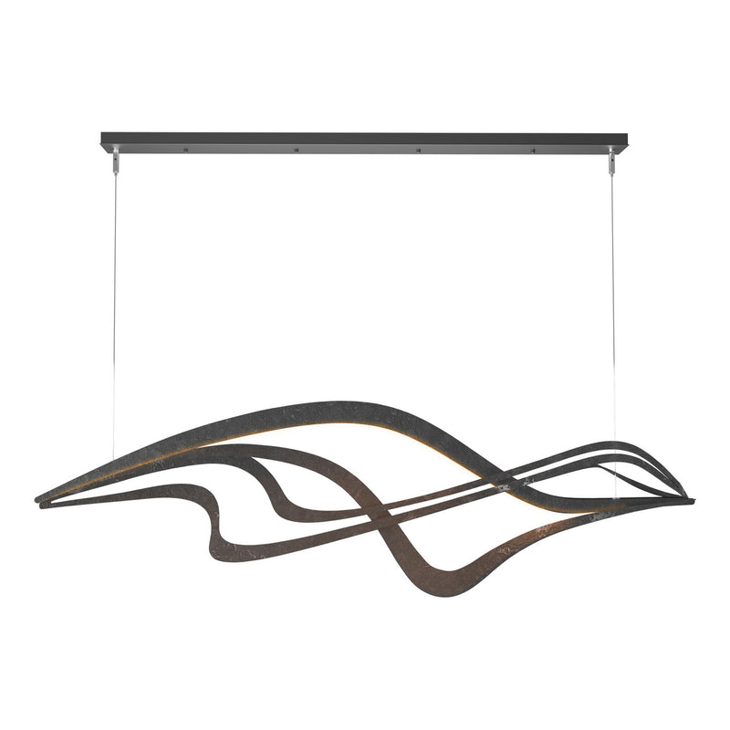 Hubbardton Forge 139905-LED-STND-10 LED Pendant, Black