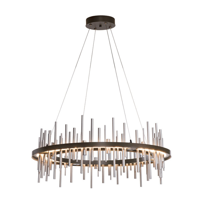 Hubbardton Forge 139910-LED-STND-14-82 LED Pendant, Oil Rubbed Bronze