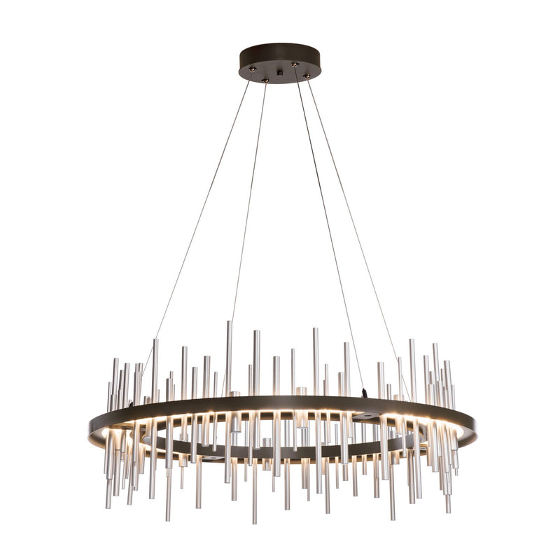 Hubbardton Forge 139910-LED-STND-14-85 LED Pendant, Oil Rubbed Bronze