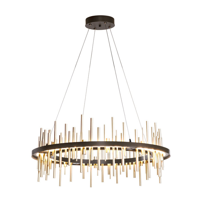 Hubbardton Forge 139910-LED-STND-14-86 LED Pendant, Oil Rubbed Bronze