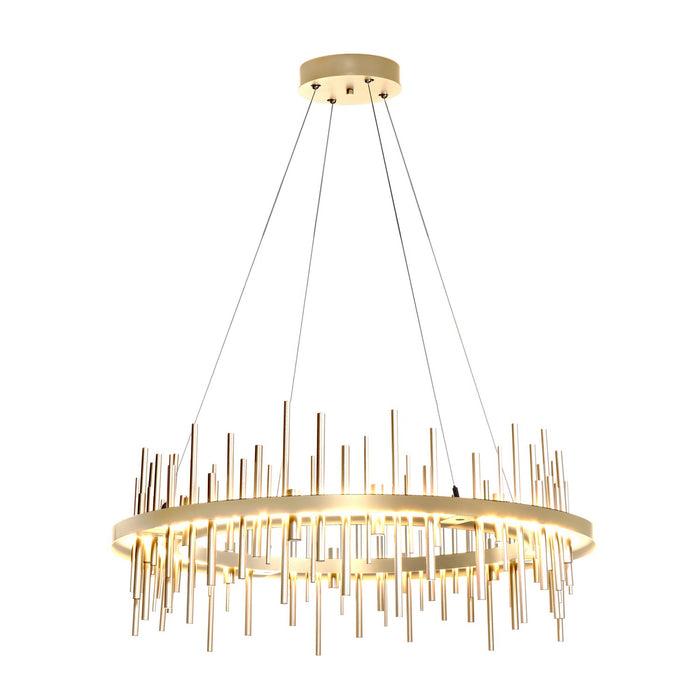 Hubbardton Forge 139910-LED-STND-85-86 LED Pendant, Sterling