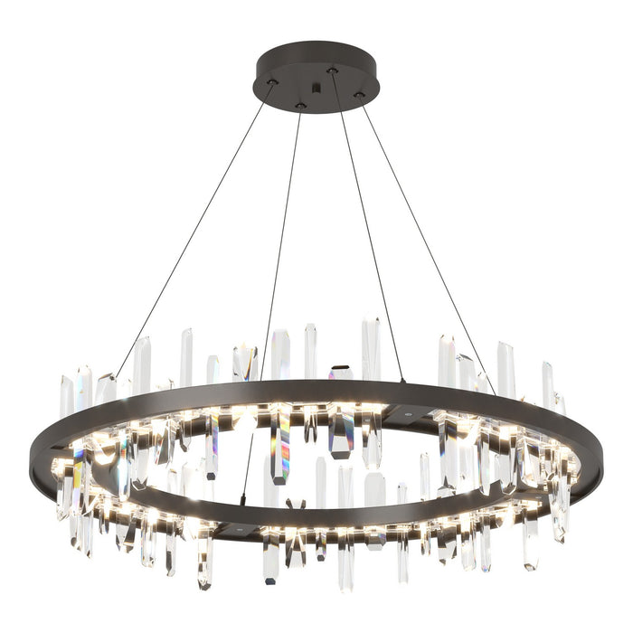 Hubbardton Forge 139915-LED-STND-14-CR LED Pendant, Oil Rubbed Bronze