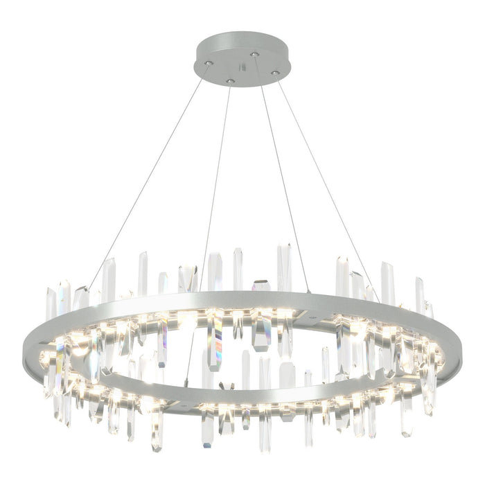 Hubbardton Forge 139915-LED-STND-82-CR LED Pendant, Vintage Platinum