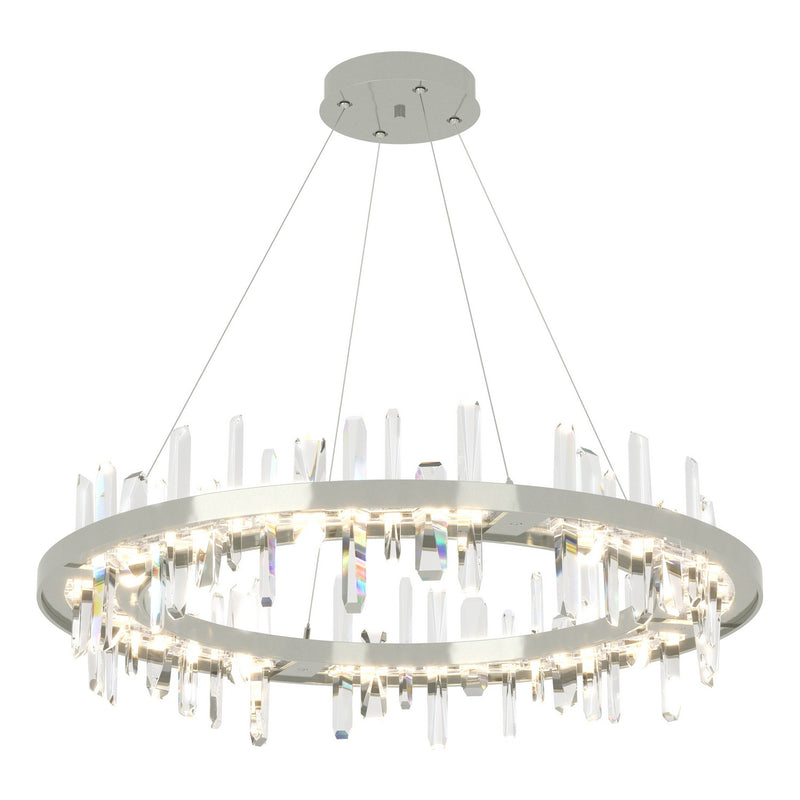 Hubbardton Forge 139915-LED-STND-85-CR LED Pendant, Sterling