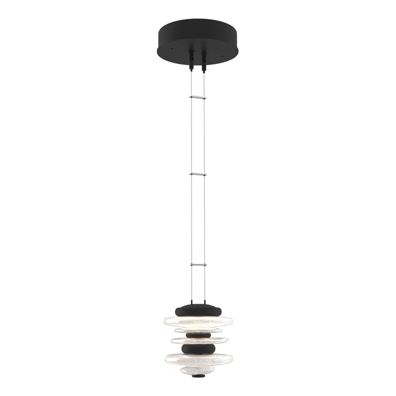 Hubbardton Forge 139970-LED-STND-10 LED Pendant, Black