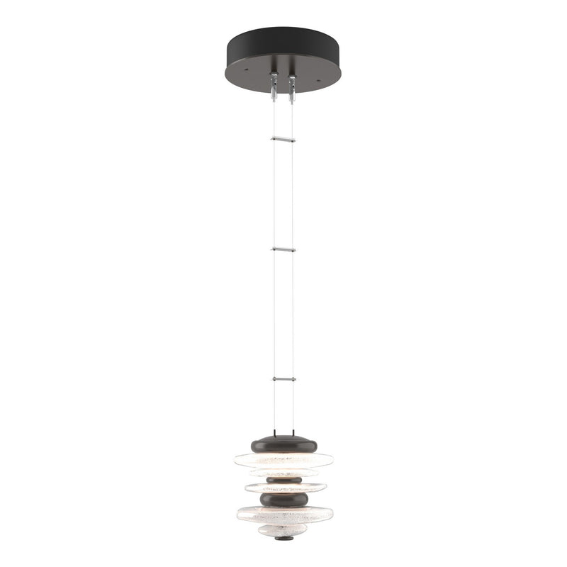 Hubbardton Forge 139970-LED-STND-14 LED Pendant, Oil Rubbed Bronze