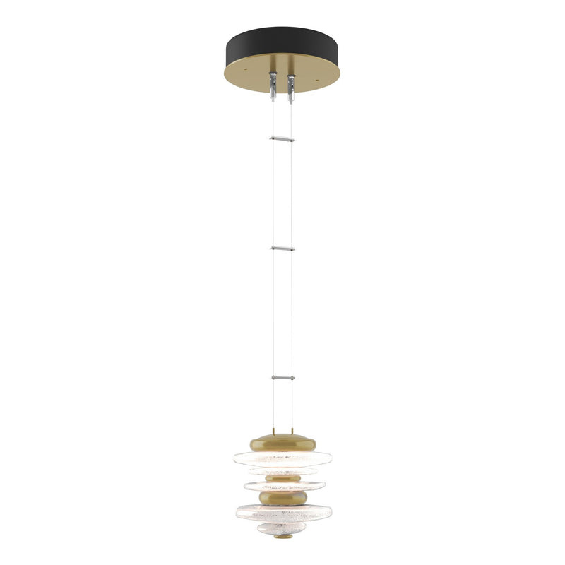 Hubbardton Forge 139970-LED-STND-86 LED Pendant, Modern Brass