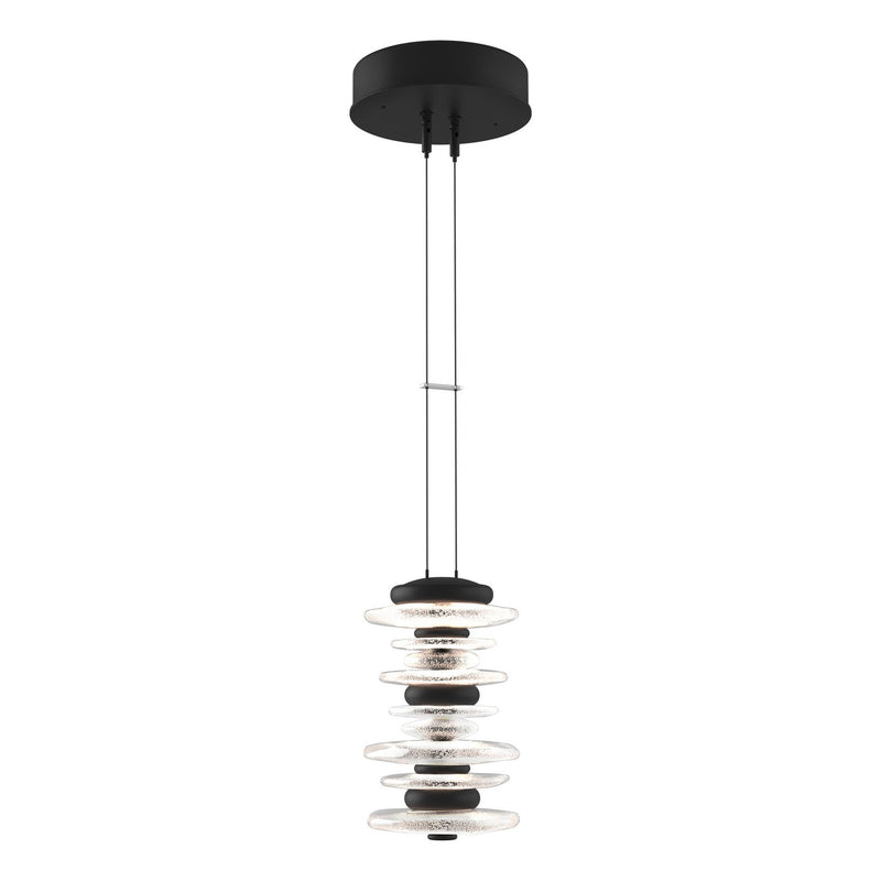 Hubbardton Forge 139973-LED-STND-10 LED Pendant, Black