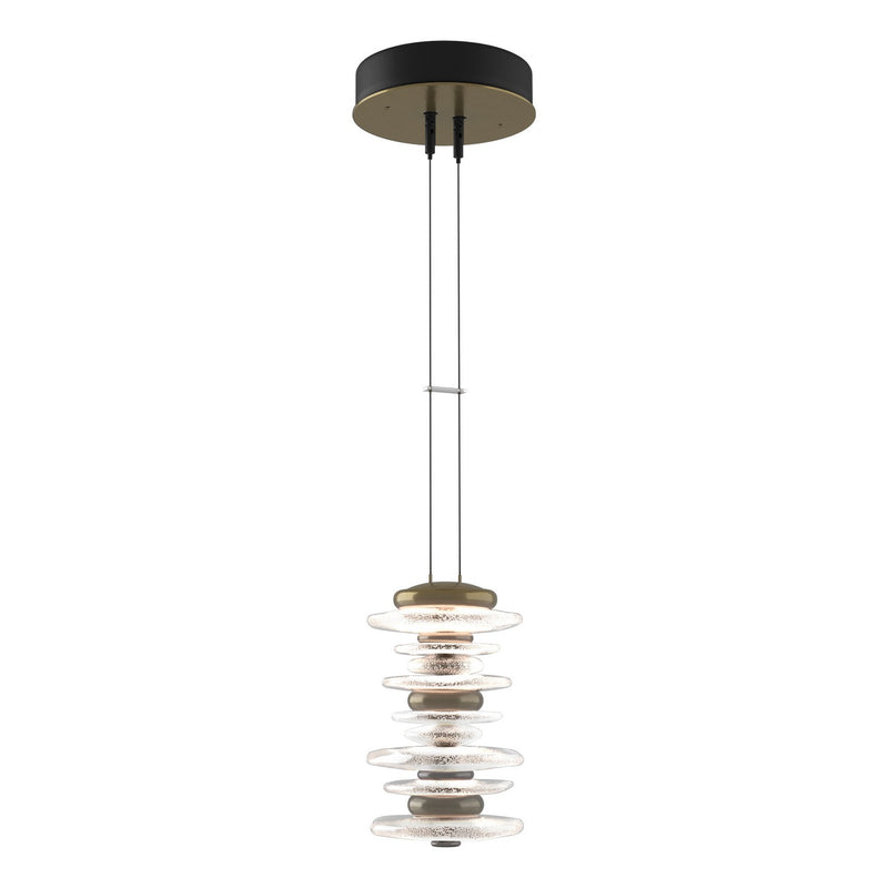 Hubbardton Forge 139973-LED-STND-86 LED Pendant, Modern Brass