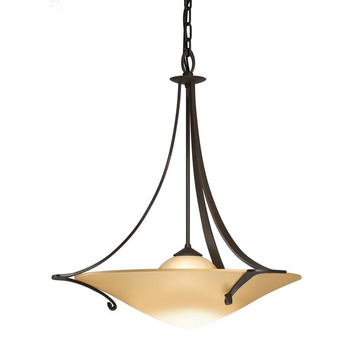 Hubbardton Forge 144710-SKT-05-SS0279 One Light Pendant, Bronze