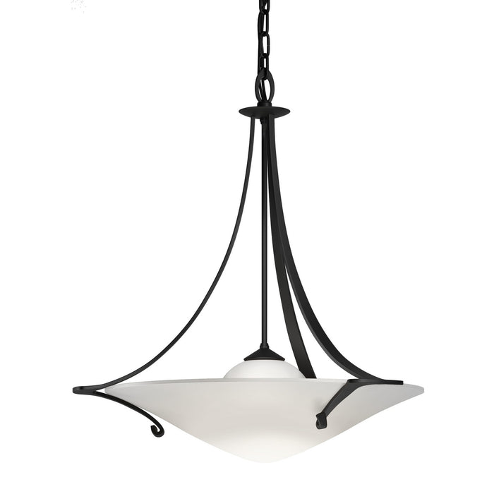 Hubbardton Forge 144710-SKT-10-GG0279 One Light Pendant, Black