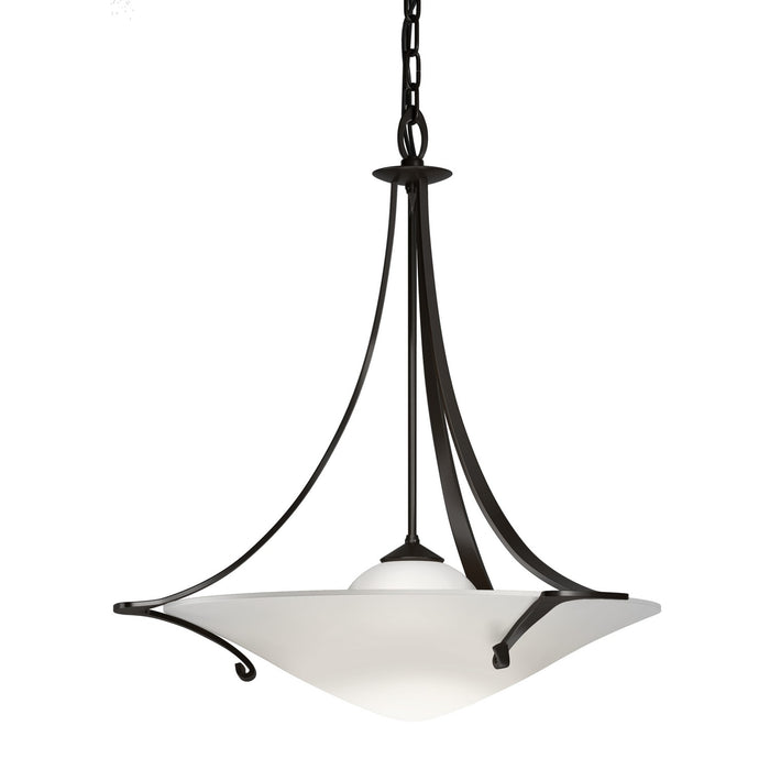 Hubbardton Forge 144710-SKT-14-GG0279 One Light Pendant, Oil Rubbed Bronze