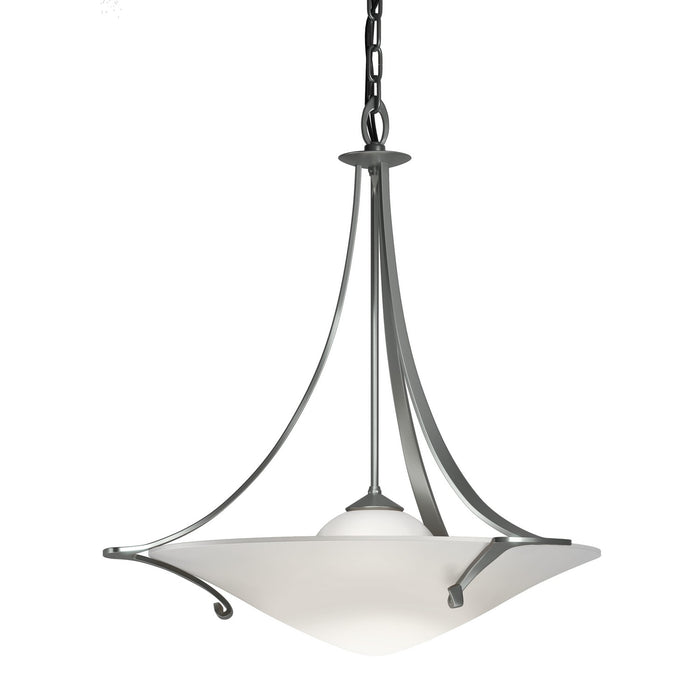 Hubbardton Forge 144710-SKT-82-GG0279 One Light Pendant, Vintage Platinum
