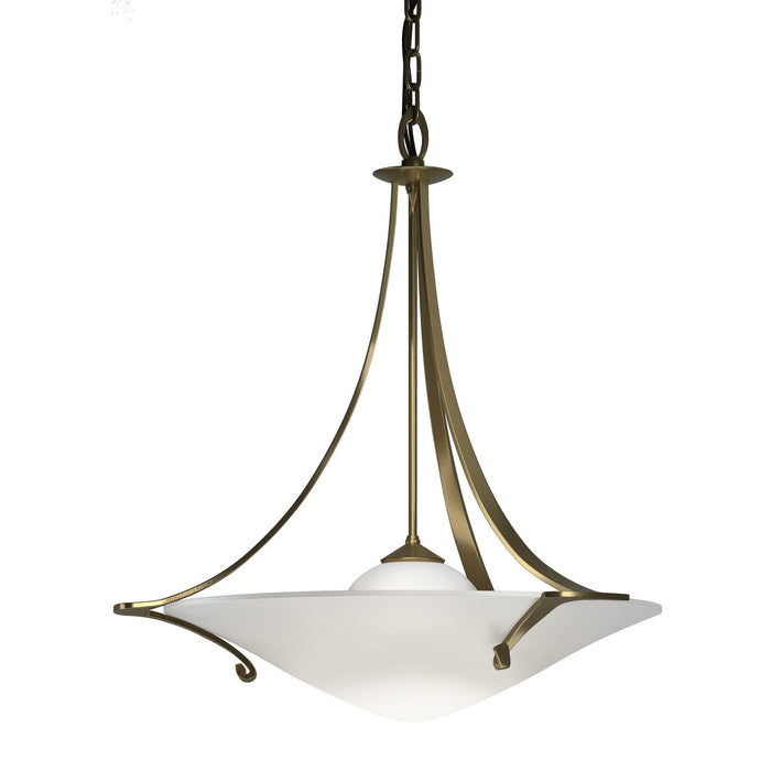 Hubbardton Forge 144710-SKT-86-GG0279 One Light Pendant, Modern Brass