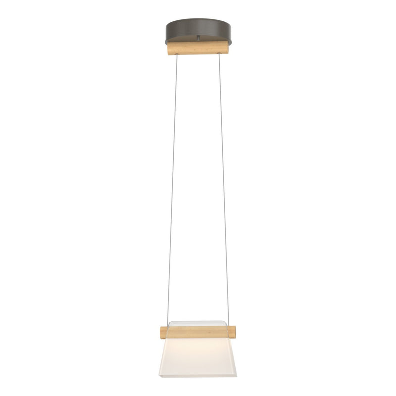 Hubbardton Forge 151060-LED-STND-07-WD-YE0560 LED Mini Pendant, Dark Smoke
