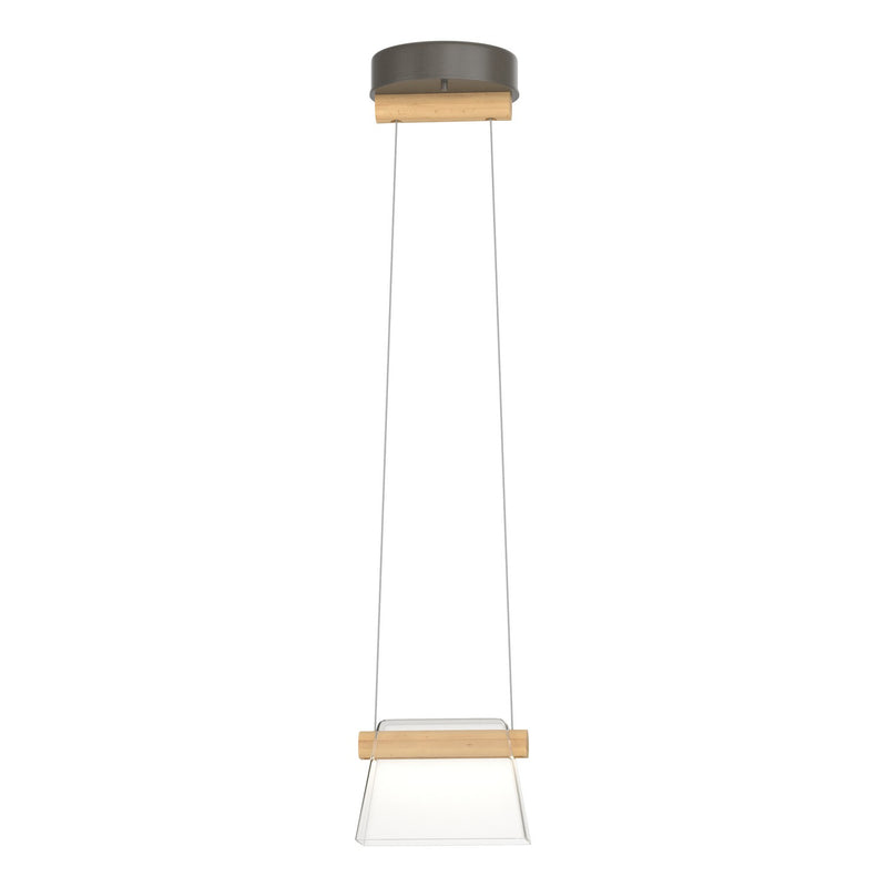 Hubbardton Forge 151060-LED-STND-07-WD-ZM0560 LED Mini Pendant, Dark Smoke