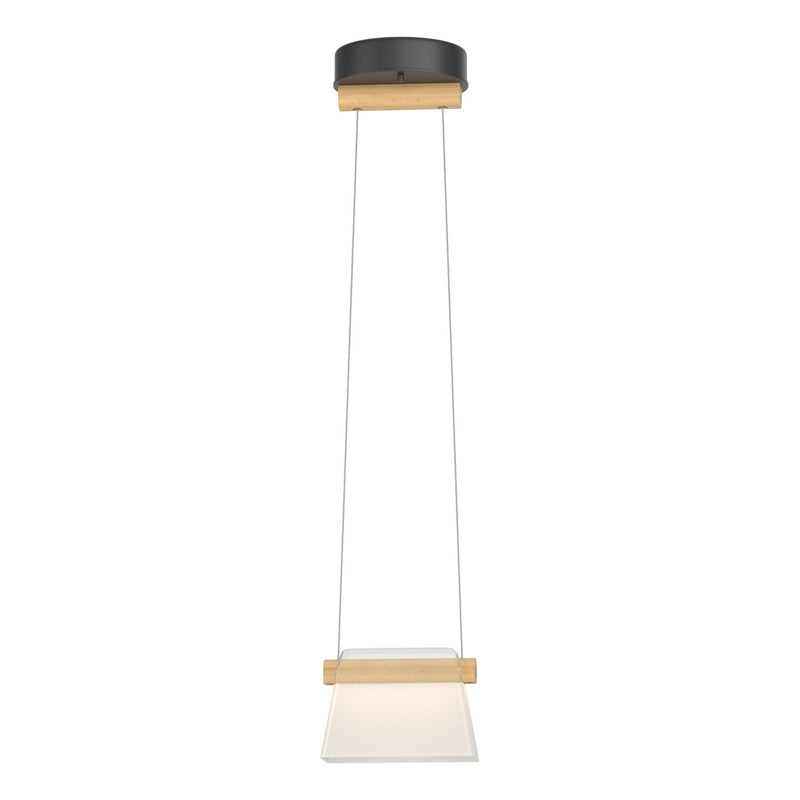 Hubbardton Forge 151060-LED-STND-10-WD-YE0560 LED Mini Pendant, Black