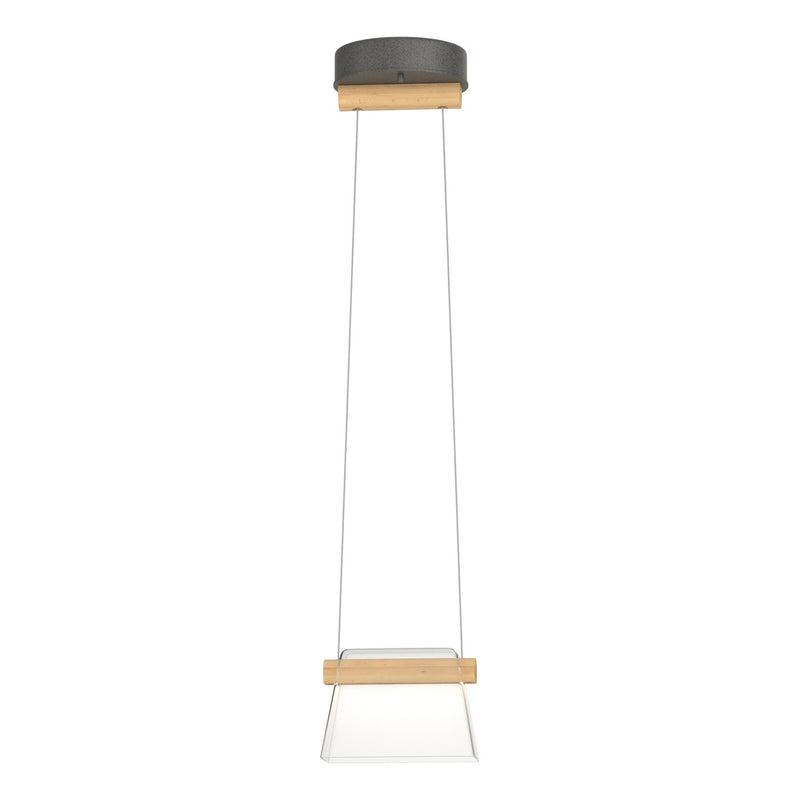 Hubbardton Forge 151060-LED-STND-20-WD-ZM0560 LED Mini Pendant, Natural Iron