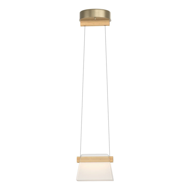 Hubbardton Forge 151060-LED-STND-84-WD-YE0560 LED Mini Pendant, Soft Gold