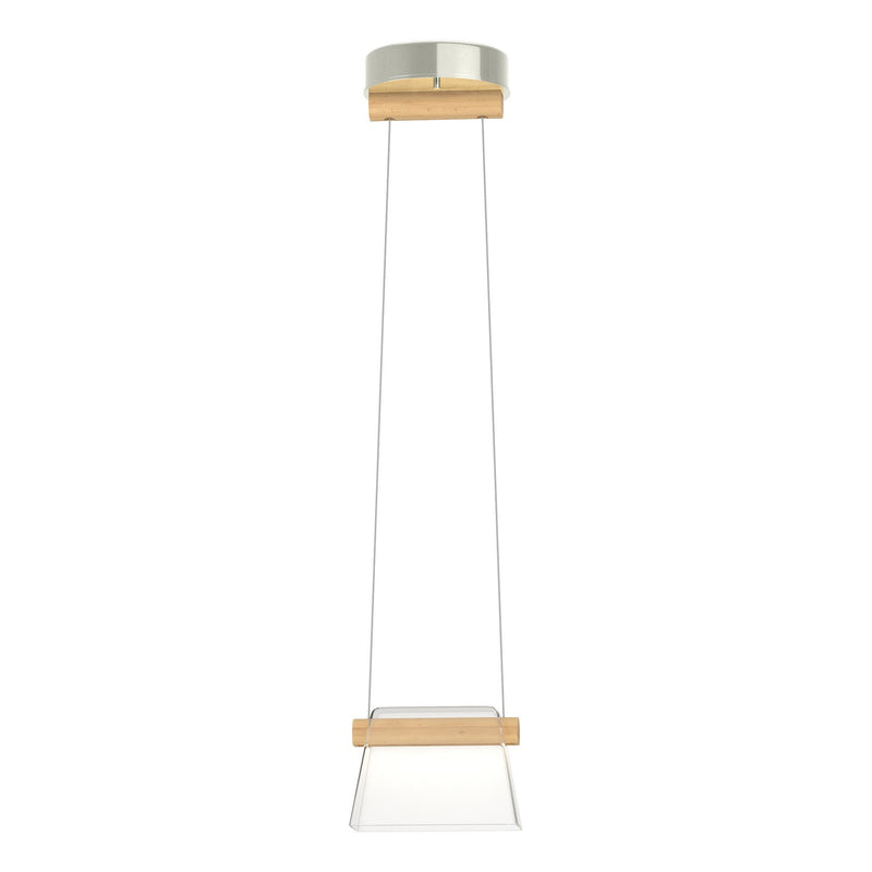 Hubbardton Forge 151060-LED-STND-85-WD-ZM0560 LED Mini Pendant, Sterling