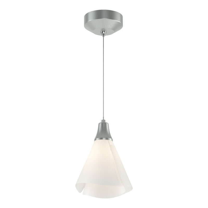 Hubbardton Forge 161181-SKT-STND-82-SH1987 LED Mini Pendant, Vintage Platinum