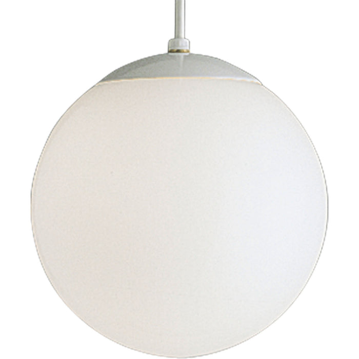 Progress Lighting P4402-29 One Light Pendant, White