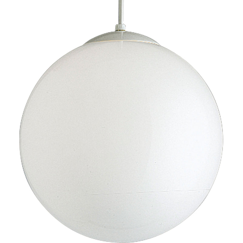 Progress Lighting P4406-29 One Light Pendant, White