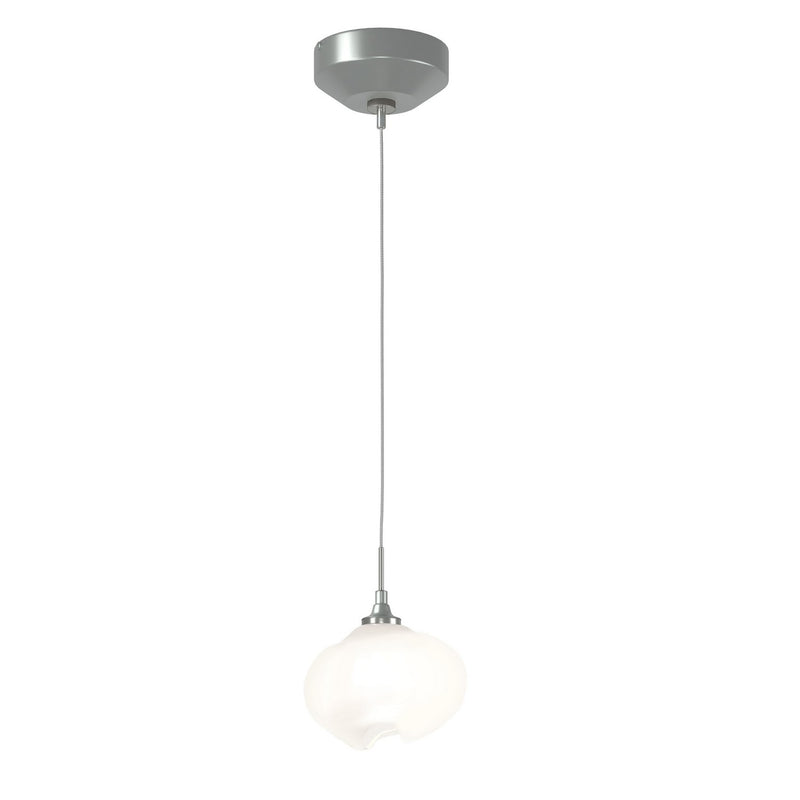 Hubbardton Forge 161182-SKT-STND-82-FD0710 One Light Mini Pendant, Vintage Platinum