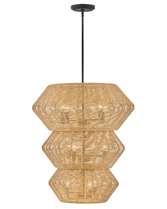 Hinkley 40388BLK-CML LED Chandelier, Black