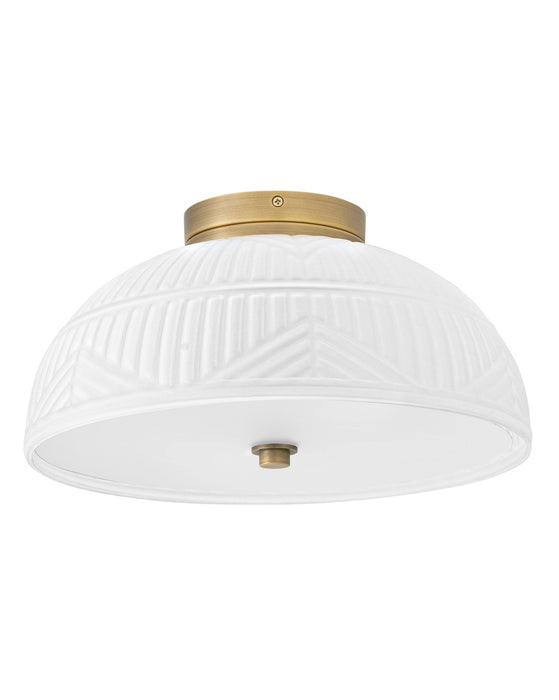 Hinkley 57861LCB LED Flush Mount, Lacquered Brass