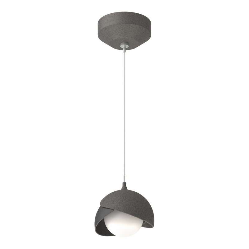 Hubbardton Forge 161183-SKT-STND-20-10-GG0711 One Light Mini Pendant, Natural Iron
