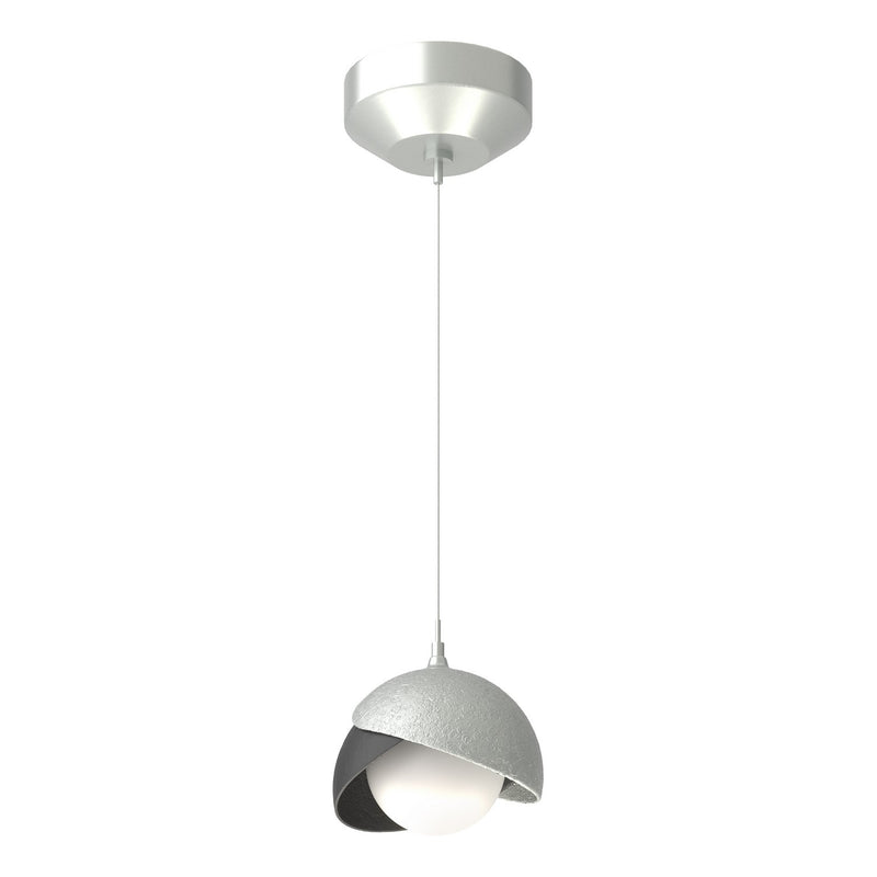 Hubbardton Forge 161183-SKT-STND-82-10-GG0711 One Light Mini Pendant, Vintage Platinum
