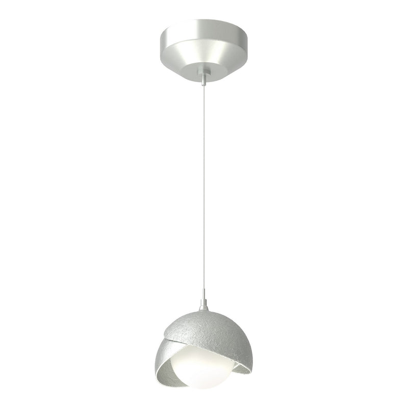 Hubbardton Forge 161183-SKT-STND-82-82-GG0711 One Light Mini Pendant, Vintage Platinum