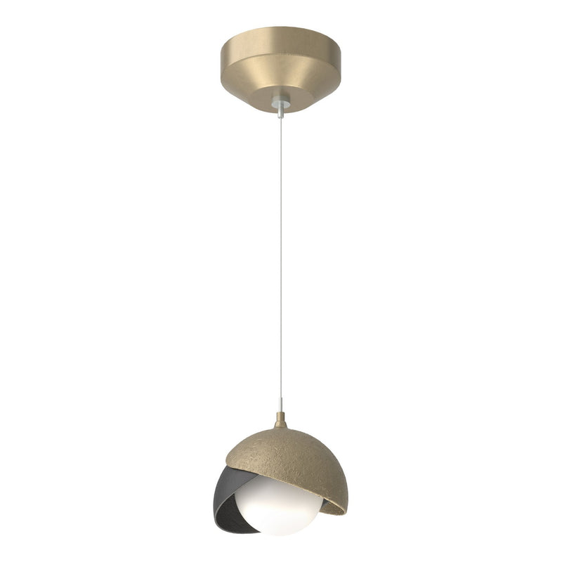 Hubbardton Forge 161183-SKT-STND-84-10-GG0711 One Light Mini Pendant, Soft Gold