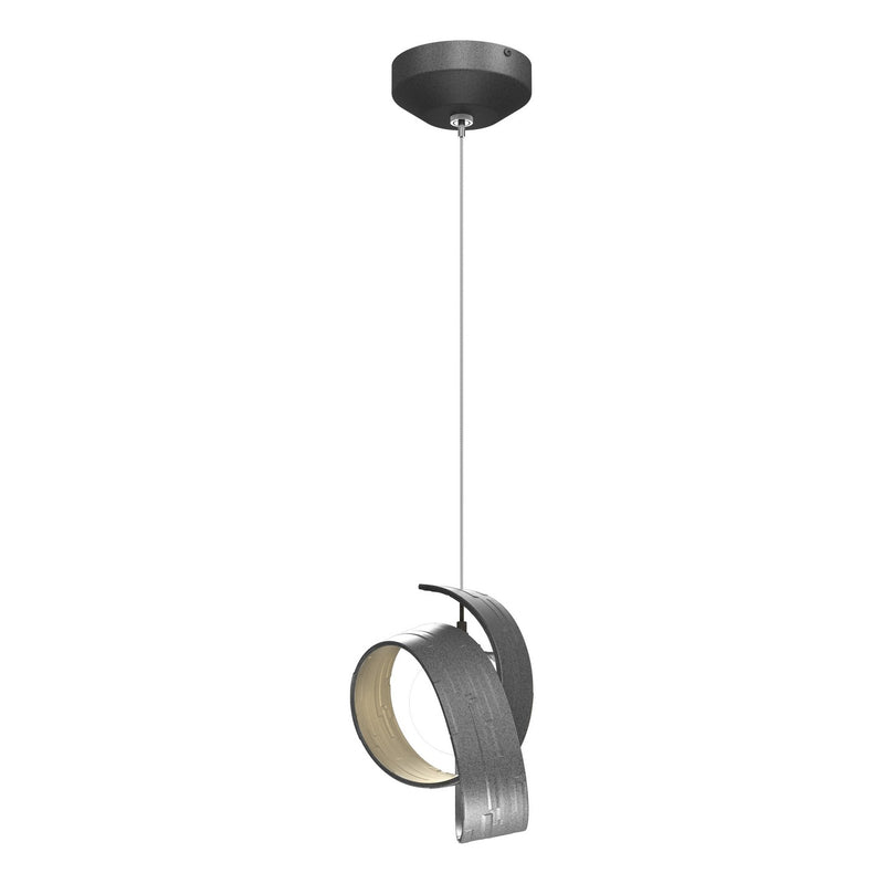 Hubbardton Forge 161186-SKT-STND-20-GG0711 LED Pendant, Natural Iron