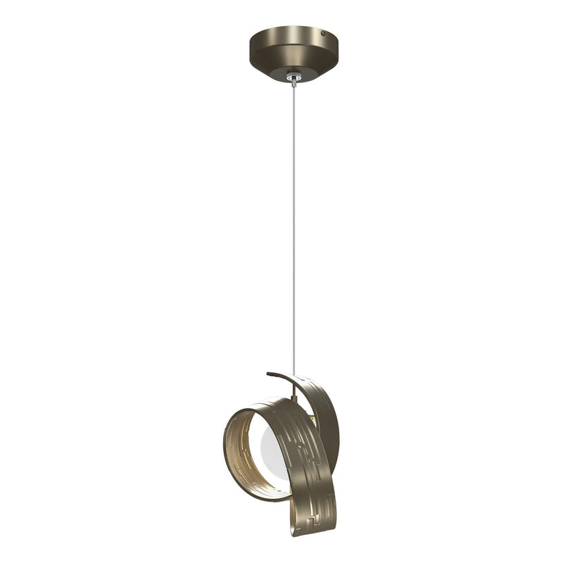Hubbardton Forge 161186-SKT-STND-84-GG0711 LED Pendant, Soft Gold