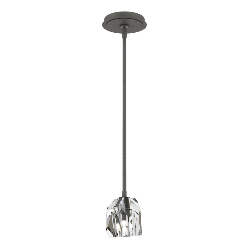 Hubbardton Forge 181061-SKT-MULT-20-CR One Light Pendant, Natural Iron
